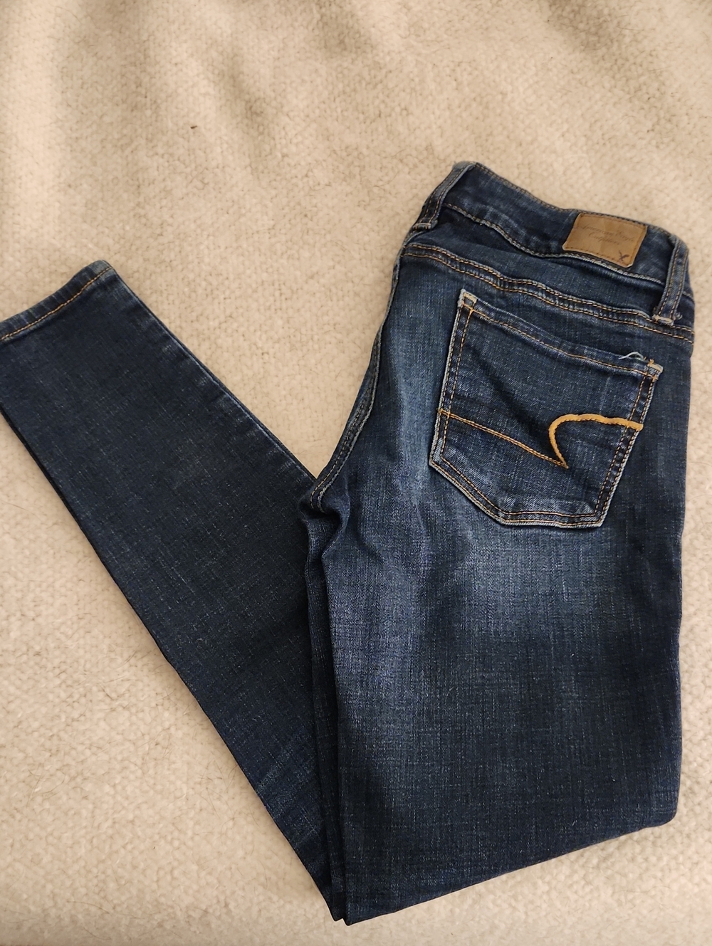 American Eagle Outfitters Dark Blue Skinny Jeans